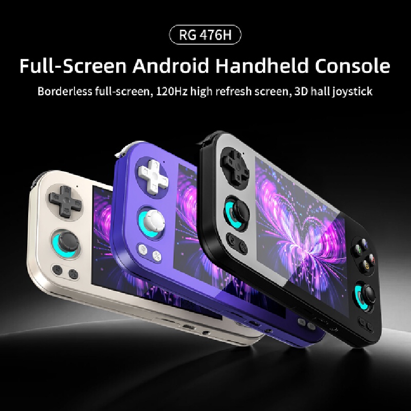 Retro Gaming Android - جهاز ألعاب محمول Rg476h، مشغل ألعاب