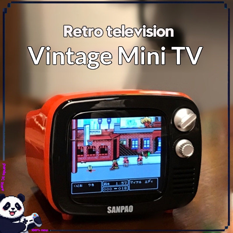Retro Gaming For Tv - طاولة تلفزيون صغيرة للألعاب بتصميم ريترو