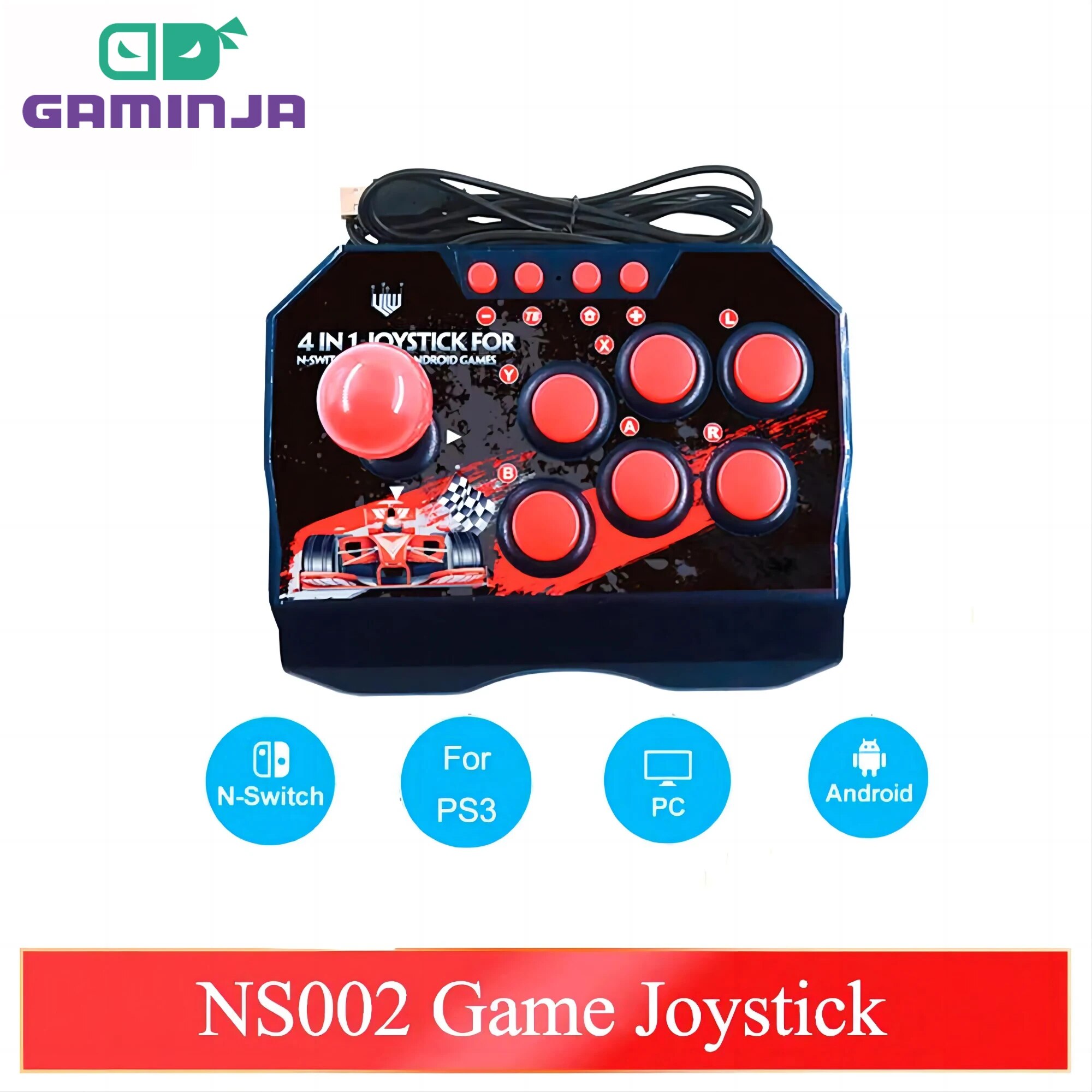 Retro Gaming For Tv - GAMINJA NS002 4 في 1 ريترو