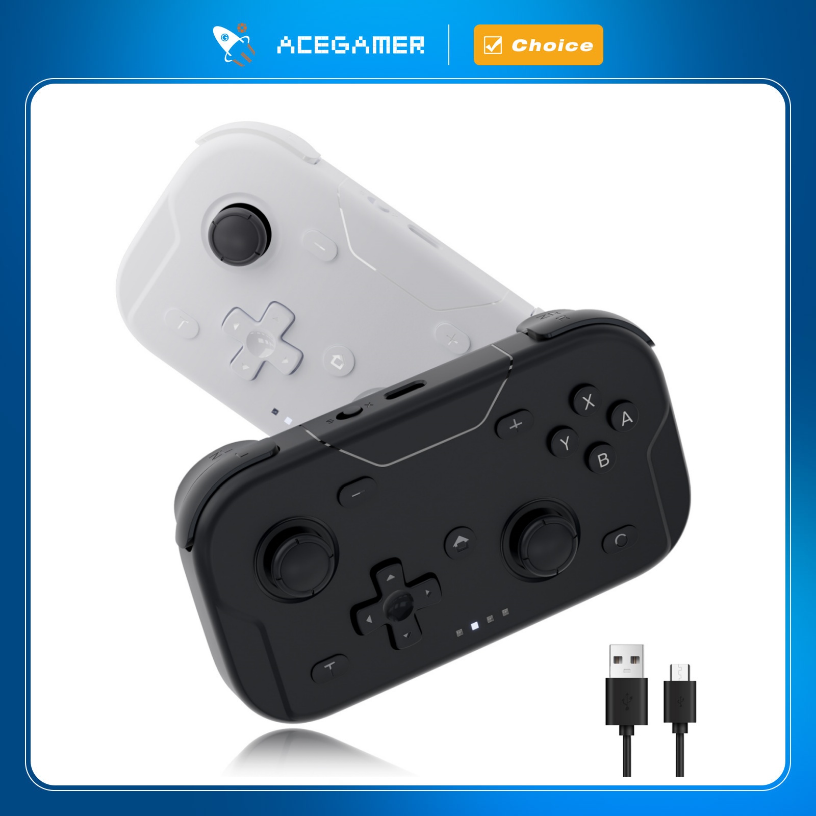 Retro Gaming And Projector - AceGamer جيب أذرع التحكم في ألعاب