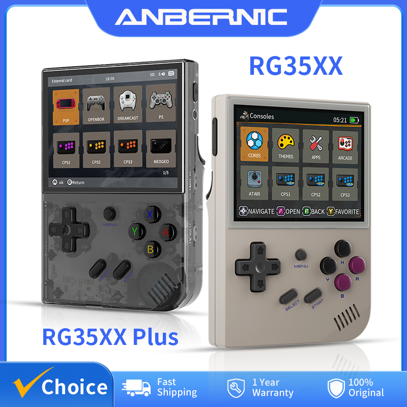 Retro Gaming Hdmi - ANBERNIC RG35XX Plus/RG35XX ريترو وحدة تحكم