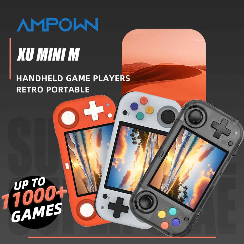 Retro Gaming Os Linux - جهاز ألعاب محمول Ampown XU MINI