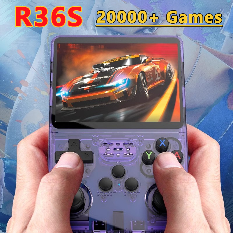 Retro Gaming Os Linux - جهاز ألعاب محمول جديد R36S بتصميم