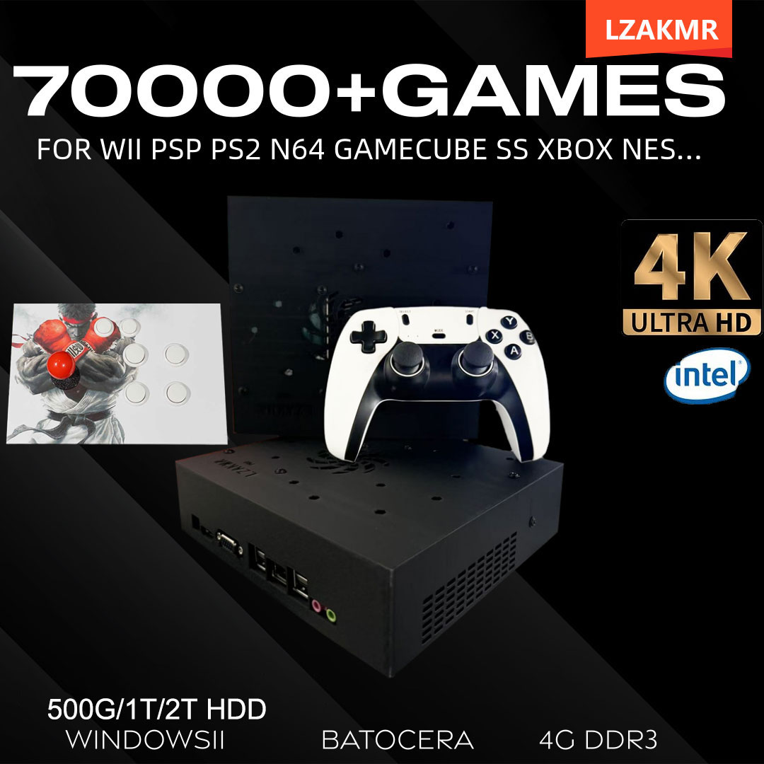 Retro Gaming For Tv - وحدة تحكم ألعاب ريترو 70000+ ألعاب