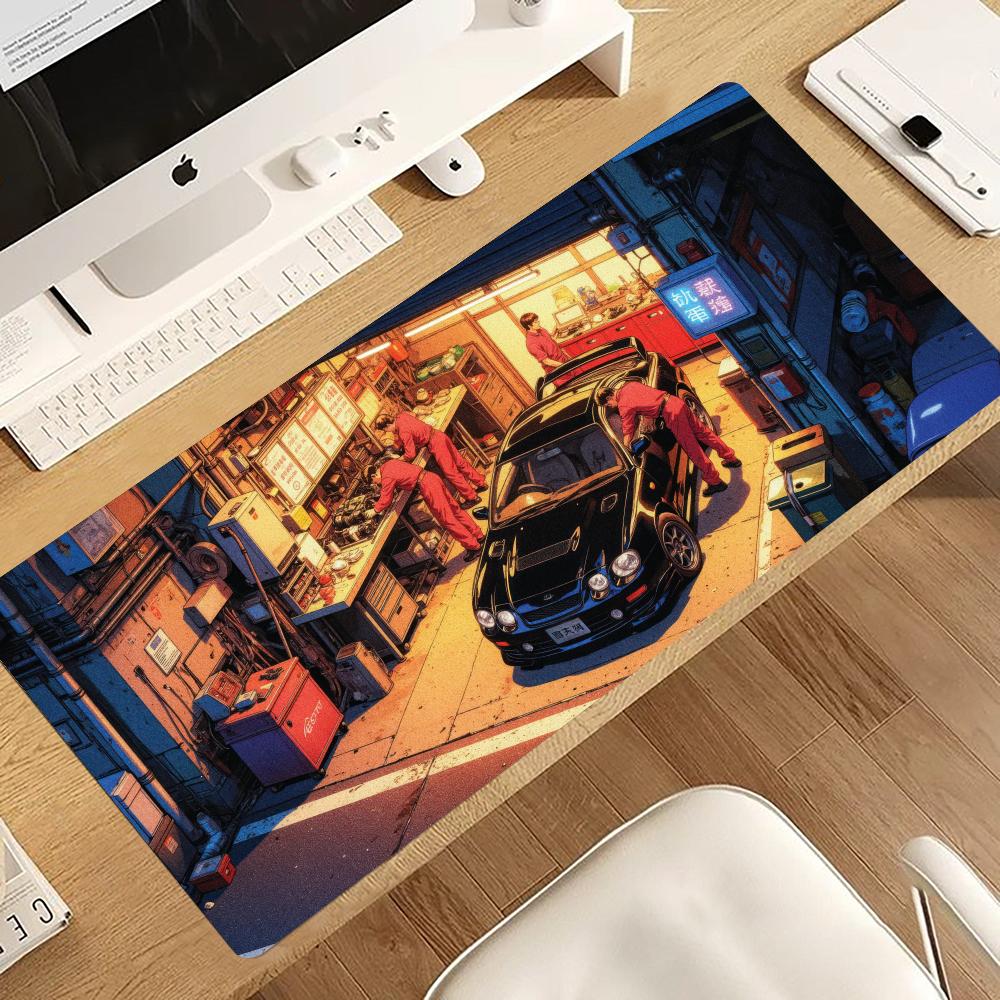 Retro Gaming Shops - بساط فأرة ألعاب الكمبيوتر بتصميم سيارة