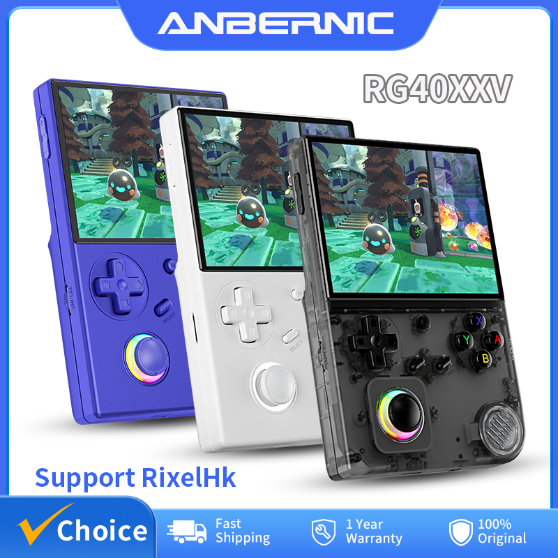 ANBERNIC RG40XXV ريترو وحدة تح - مراجعة Retro Gaming Os وسعره