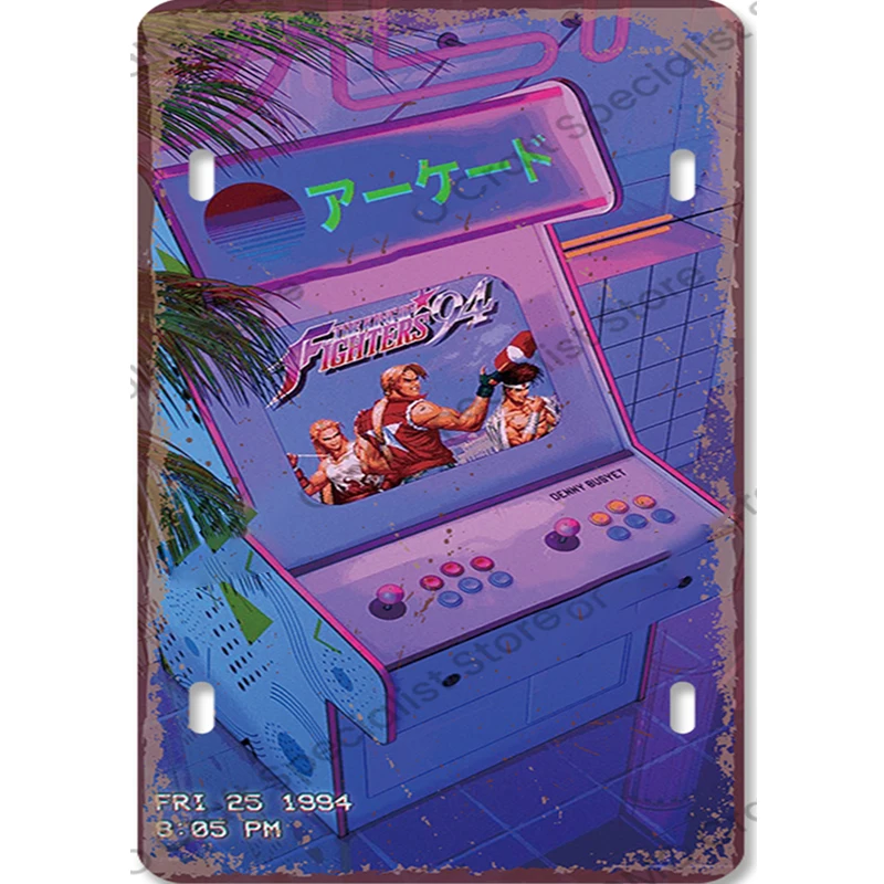 لافتة معدنية للألعاب بتصميم عت - مراجعة Retro Gaming For Tv وسعره