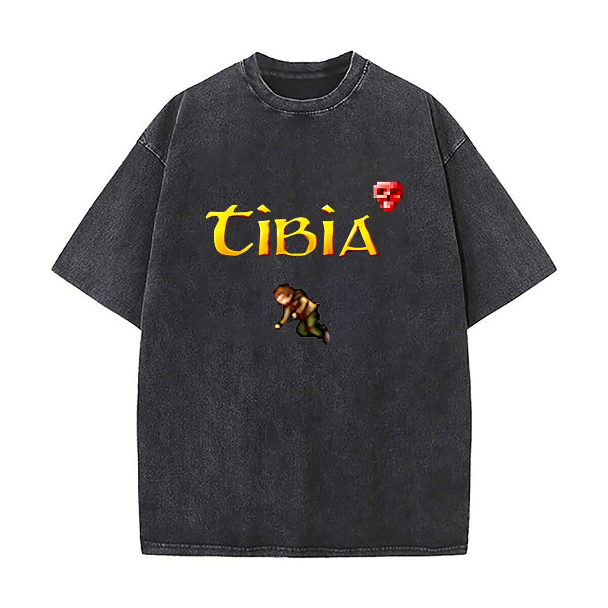 تي شيرت Tibia Game Gaming - مس - مراجعة Retro Gaming Shops وسعره
