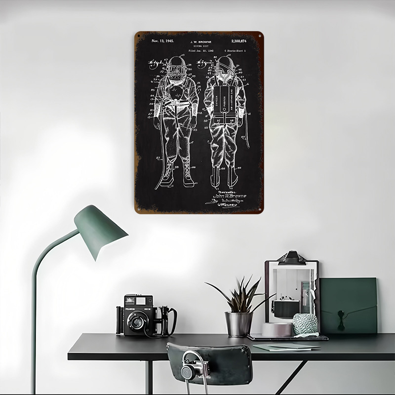ملصق معدني بتصميم براءة اختراع - مراجعة Retro Gaming At وسعره