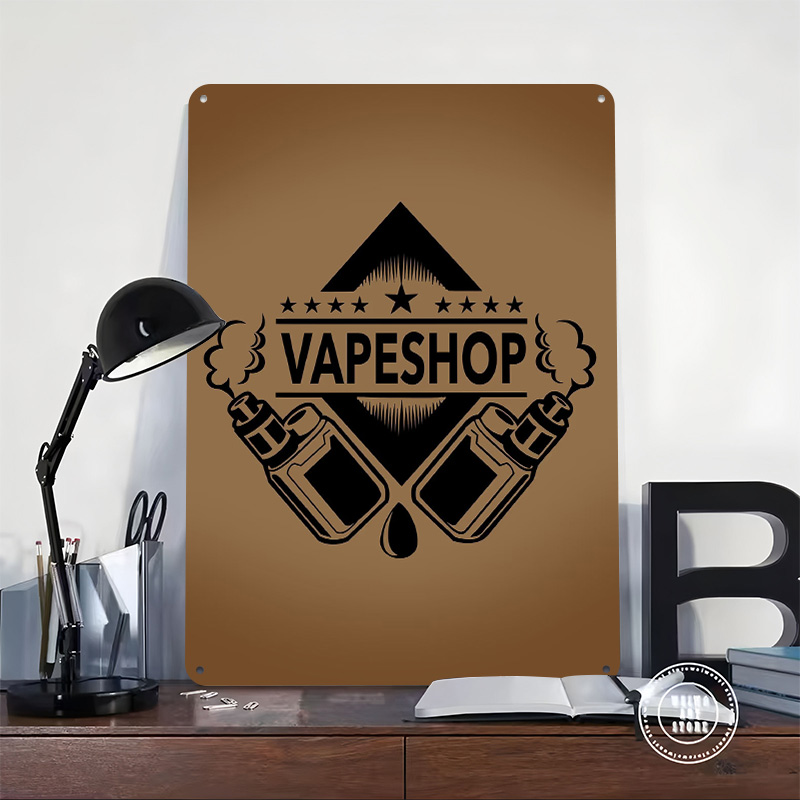 Vape Shop Logo صفيح الملصقات ل - مراجعة Retro Gaming Shops وسعره