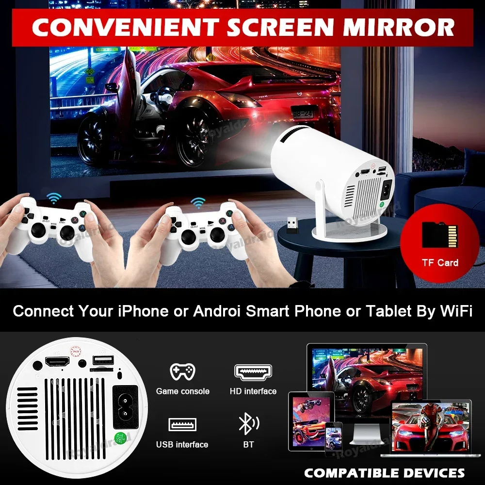 جهاز عرض ألعاب ذكي محمول P90 M - مراجعة Retro Gaming And Projector وسعره