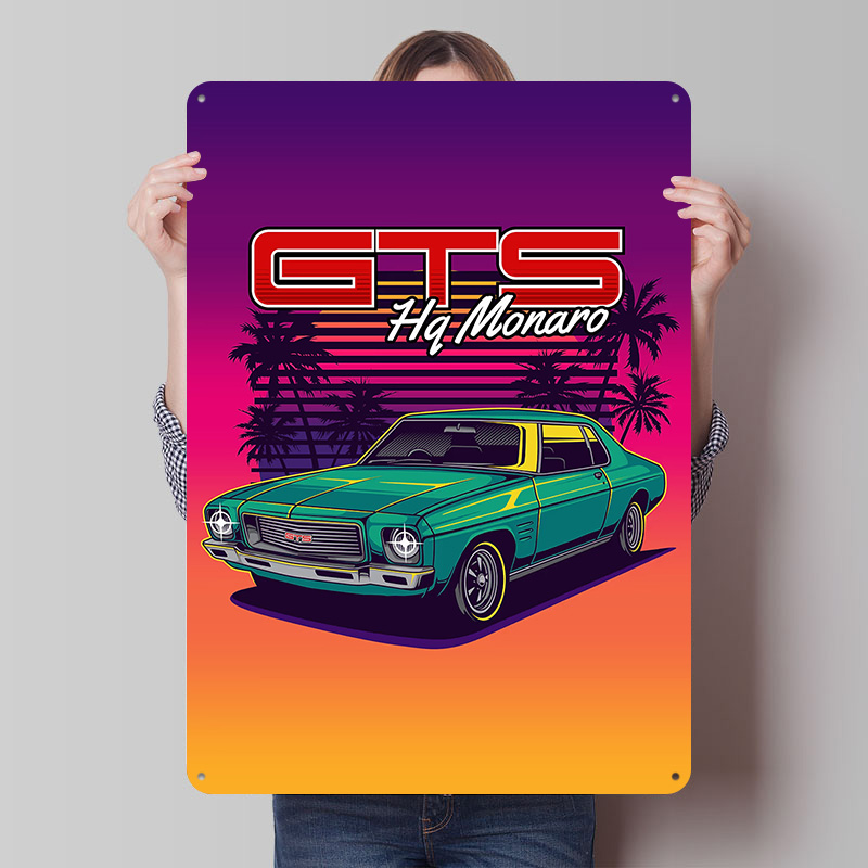 لوحة معدنية مخصصة بتصميم سيارة - مراجعة Retro Gaming At وسعره