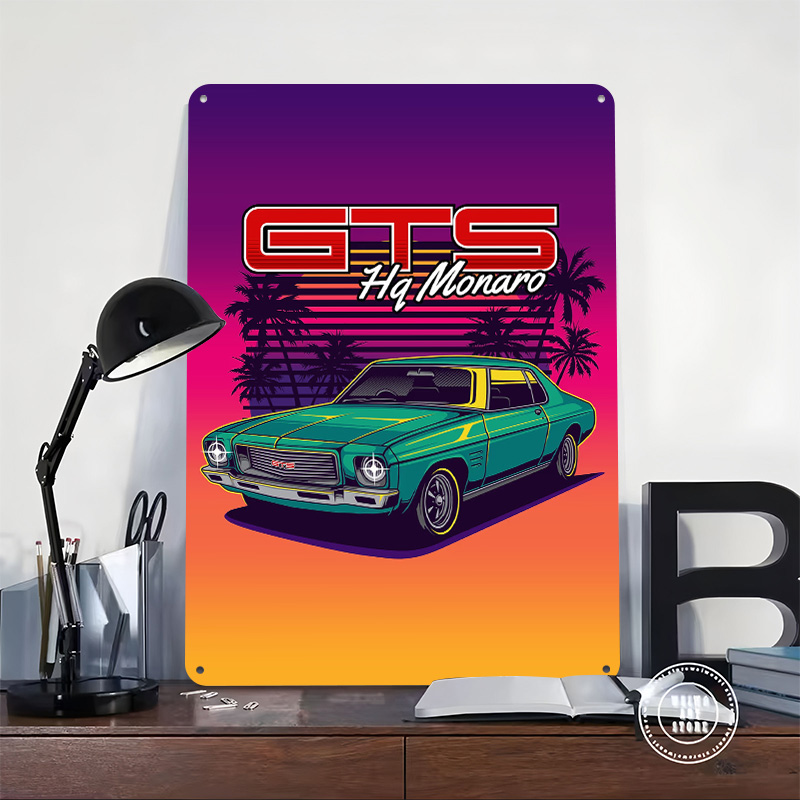 لوحة معدنية مخصصة بتصميم سيارة - مراجعة Retro Gaming At وسعره