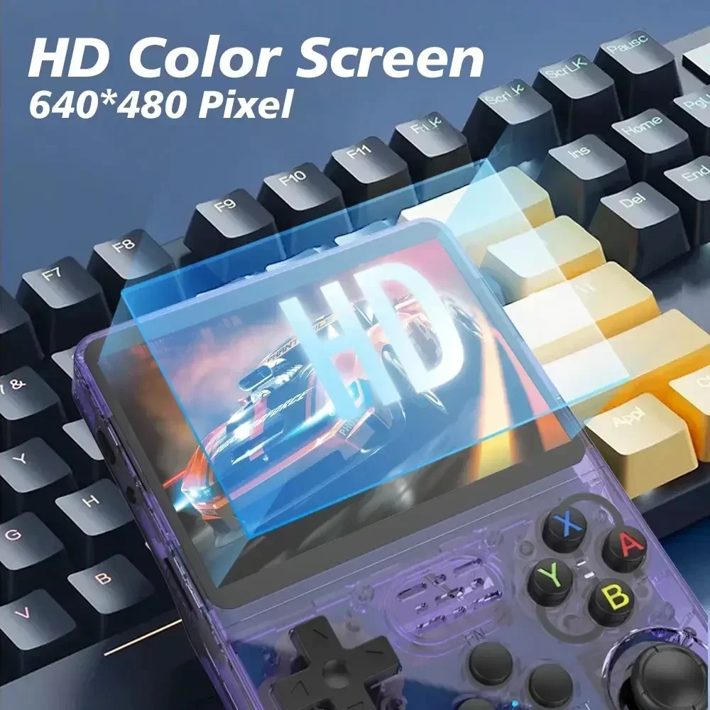 جهاز ألعاب محمول R36S بنظام AR - مراجعة Retro Gaming Device وسعره