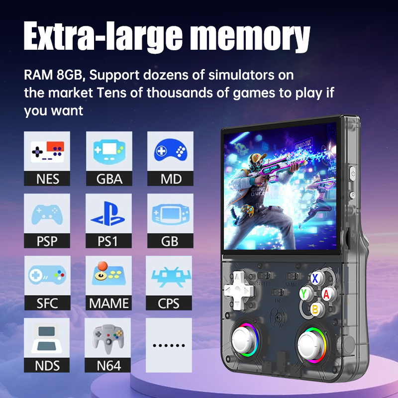 جهاز ألعاب فيديو محمول R36 Ult - مراجعة Retro Gaming Device وسعره