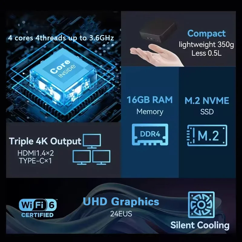 كمبيوتر مصغر 2026 بمعالج إنتل  - مراجعة Retro Pc Gaming وسعره