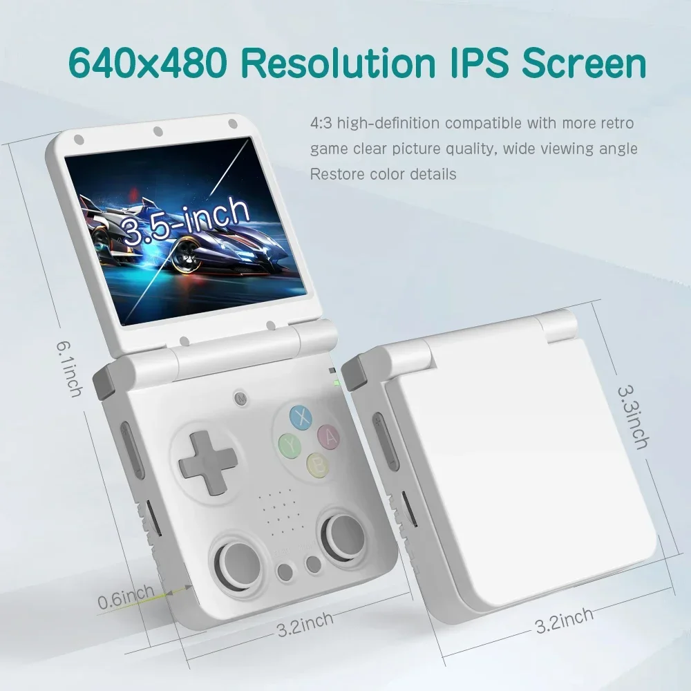 جهاز ألعاب محمول MIYOO Flip V2 - مراجعة Retro Gaming Os Linux وسعره