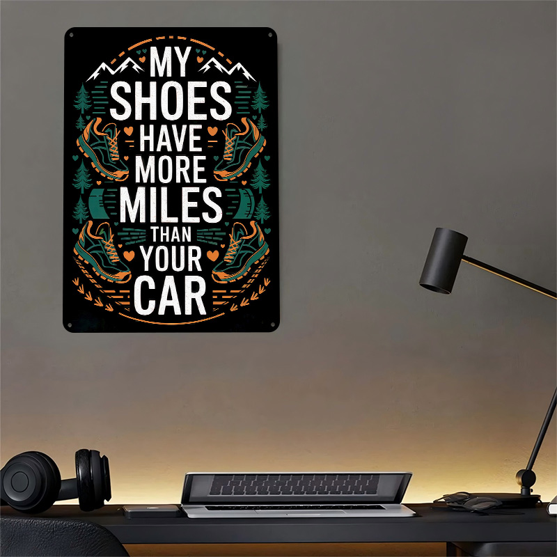 لافتة معدنية مخصصة بتصميم أحذي - مراجعة Retro Gaming Quotes وسعره