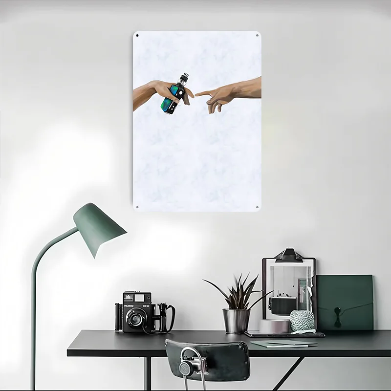 ملصق مطبوع يدويًا بتصميم مدخني - مراجعة Retro Gaming At وسعره