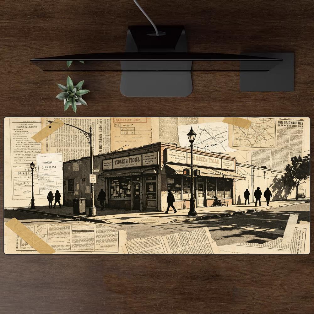 بساط فأرة كبير بتصميم متجر زاو - مراجعة Retro Gaming Shops وسعره