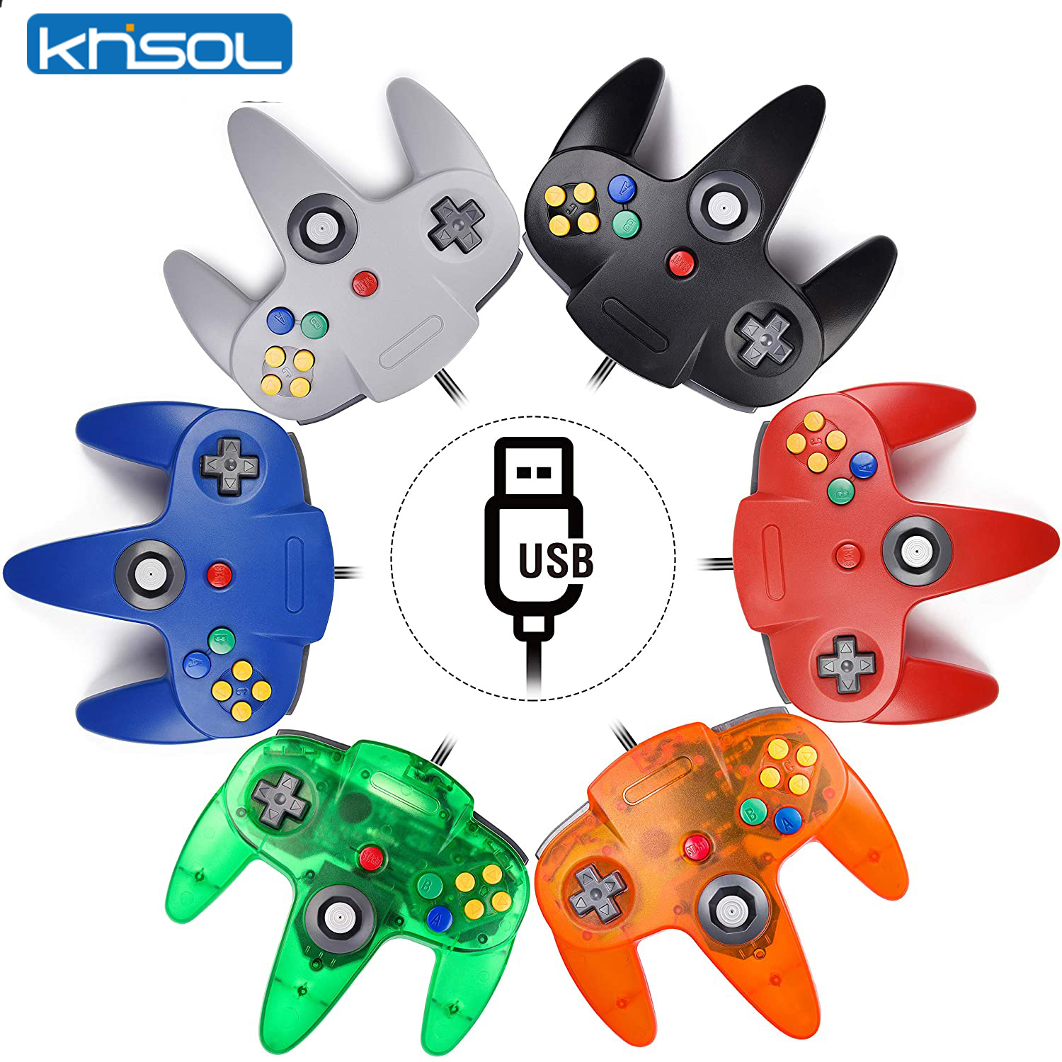 N64 تحكم كلاسيكي USB سلكي عن ب - مراجعة Retro Gaming Os وسعره