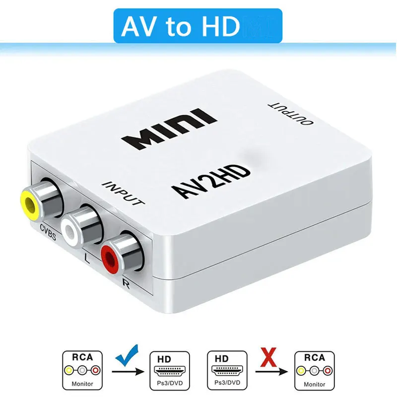 محول فيديو مركب AV إلى HDMI بد - مراجعة Retro Gaming And Projector وسعره